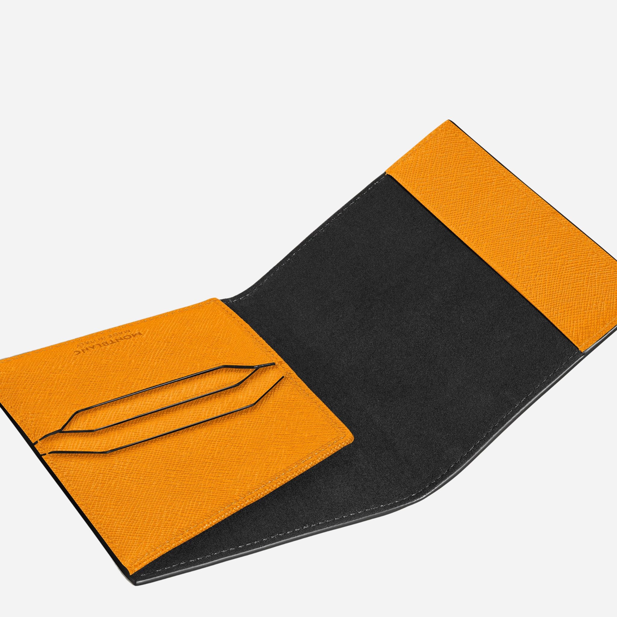Montblanc Sartorial Saffron Leather Passport Holder - Image 4