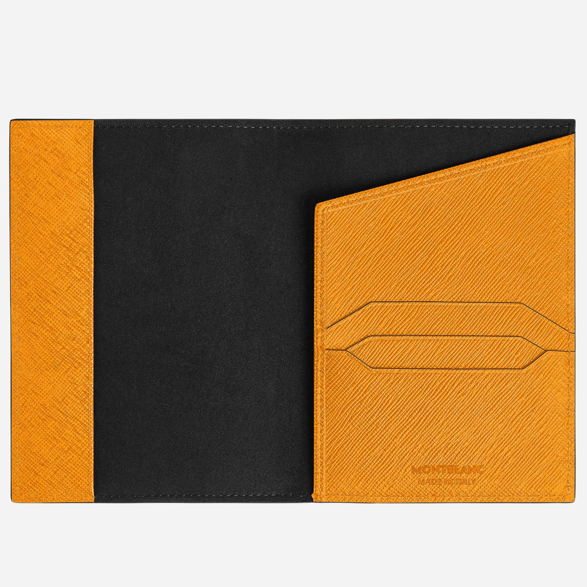 Montblanc Sartorial Saffron Leather Passport Holder - Image 5