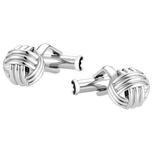 Montblanc Sartorial Silver Knot Cufflinks