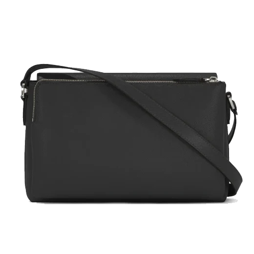 Montblanc Sartorial Small Double Bag in Black Saffiano - Image 2