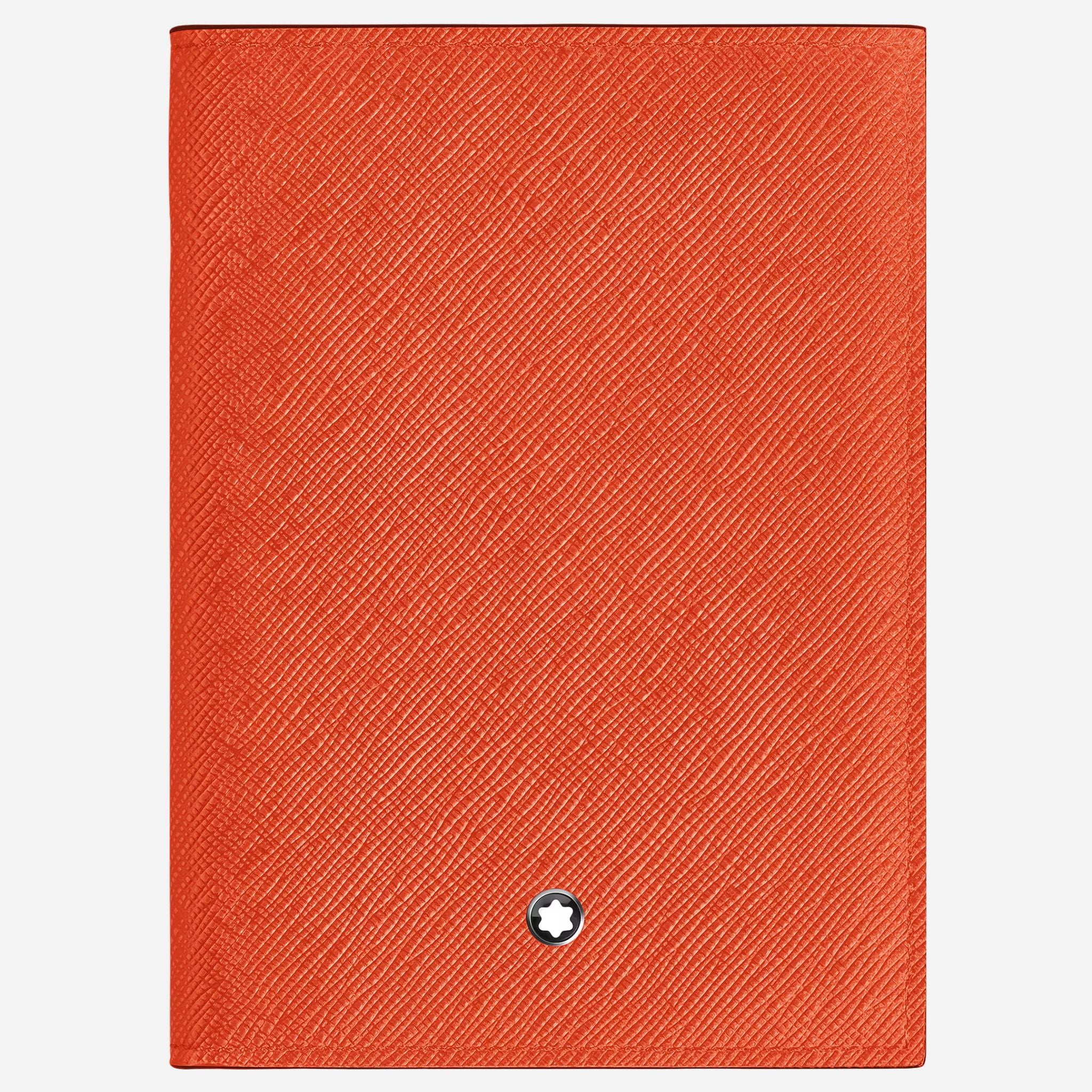 Montblanc Sartorial Tangerine Leather Passport Holder
