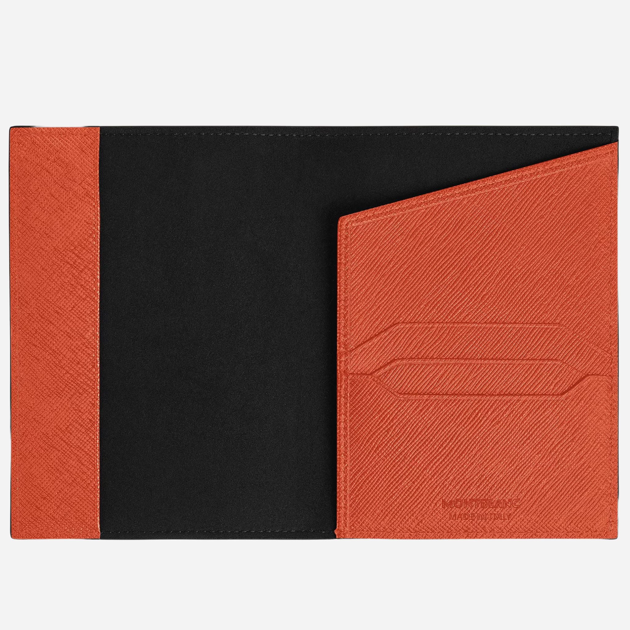 Montblanc Sartorial Tangerine Leather Passport Holder - Image 5
