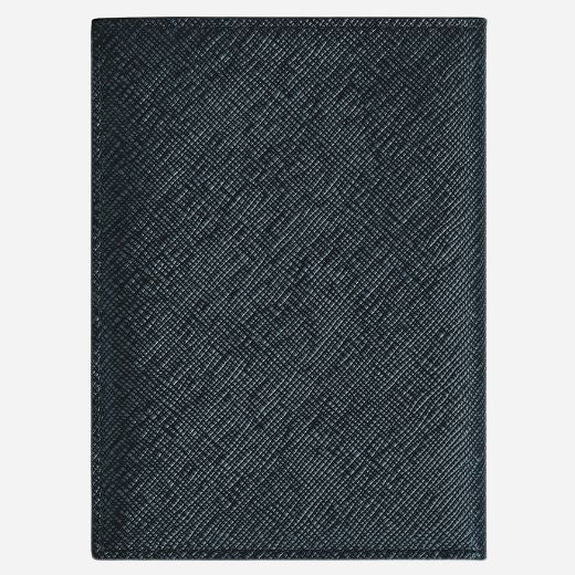 Montblanc Sartorial Tweed Blue Leather Passport Holder with 3CC - Image 2