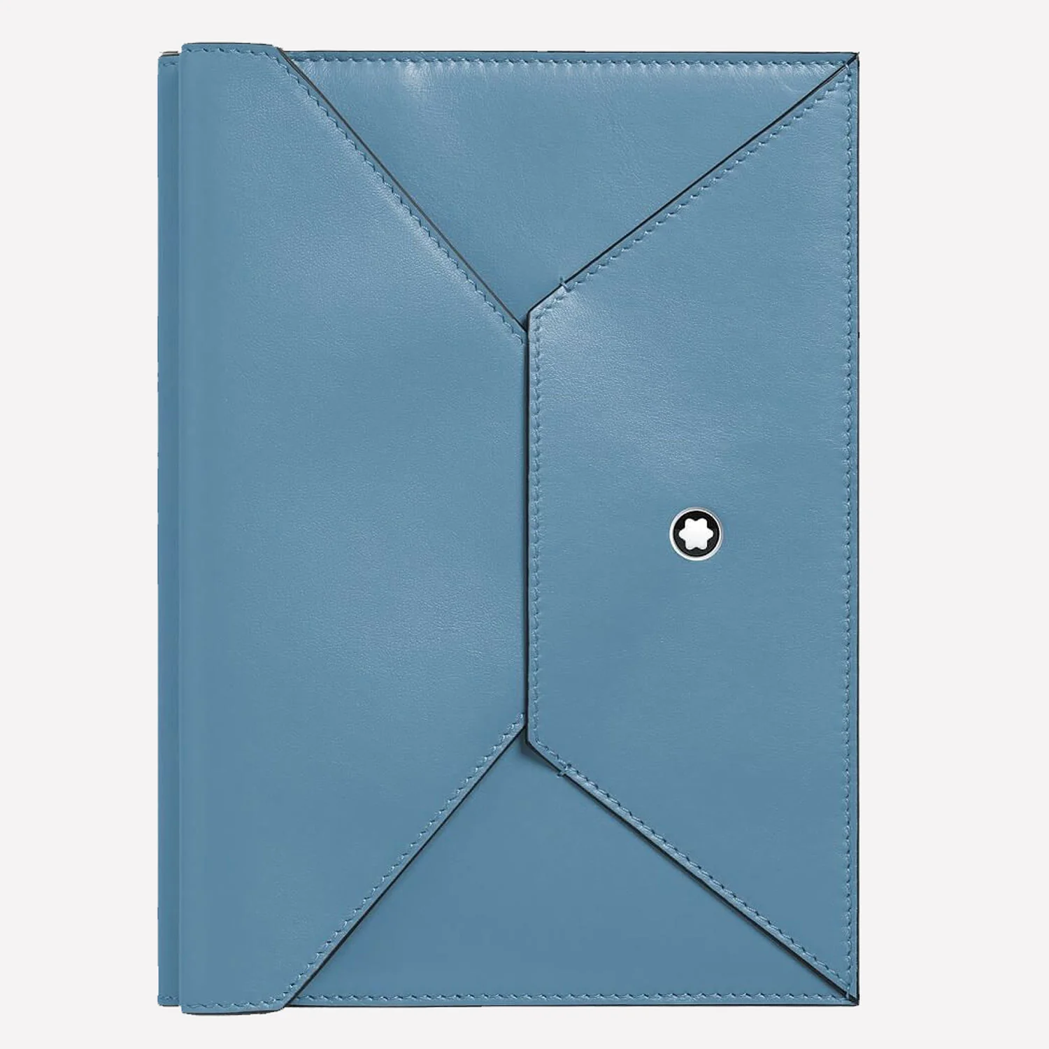 Montblanc Smoky Blue Leather Envelope Notebook #146 Set