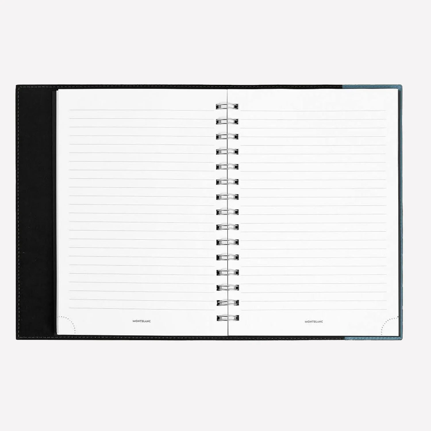 Montblanc Smoky Blue Leather Envelope Notebook #146 Set - Image 3