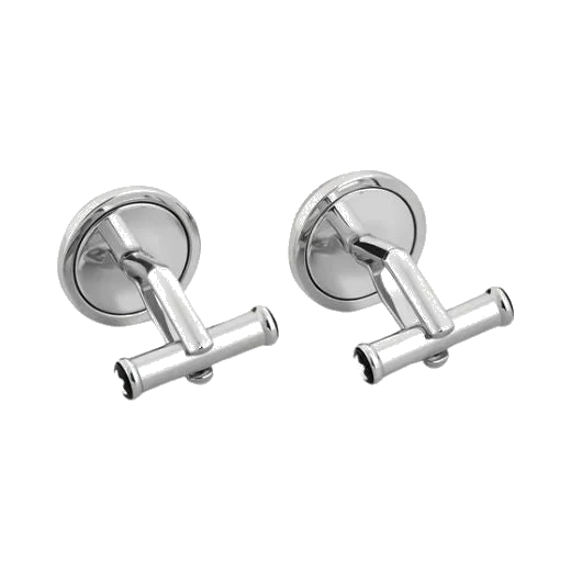 Montblanc Stainless Steel Moonphase Movement Cufflinks - Image 2