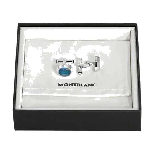 Montblanc Stainless Steel Moonphase Movement Cufflinks - Image 4