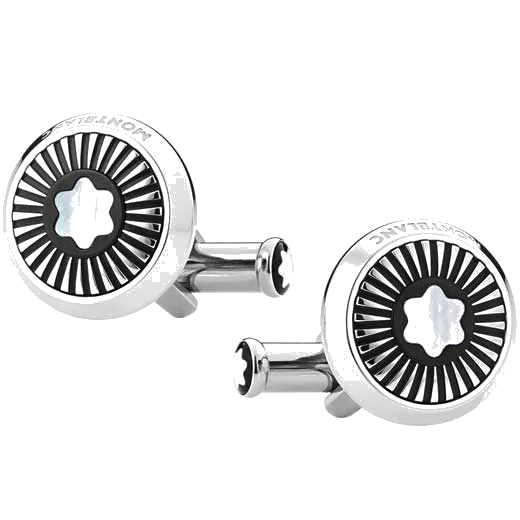 Montblanc Star Rays Mother of Pearl Inlay Cufflinks