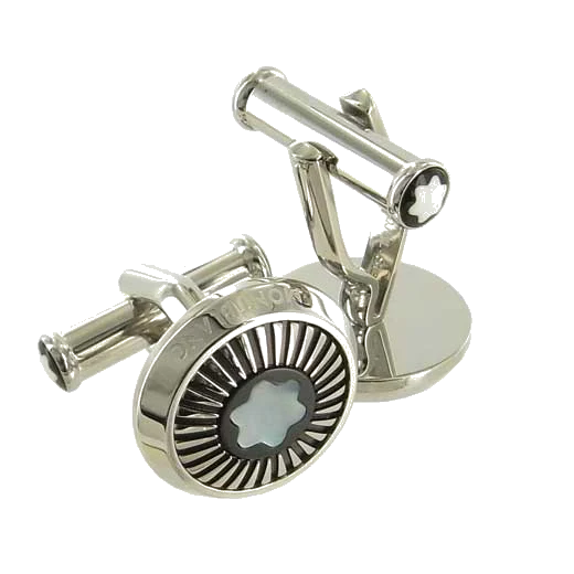 Montblanc Star Rays Mother of Pearl Inlay Cufflinks - Image 3