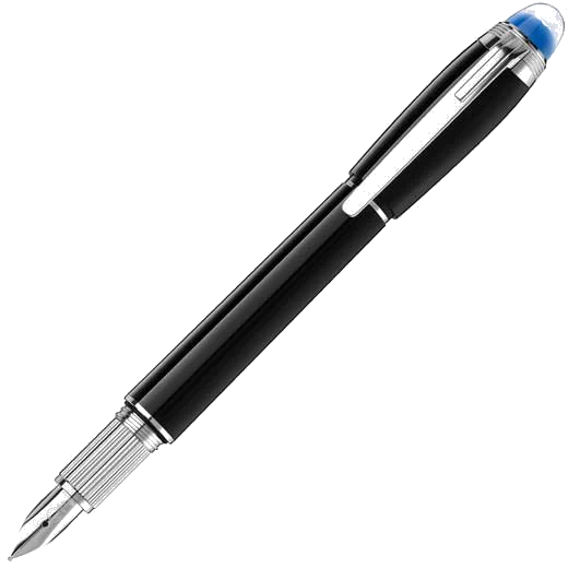Montblanc StarWalker Black Precious Resin Fountain Pen