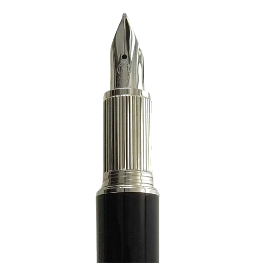 Montblanc StarWalker Doué Black and Stainless Steel Fountain Pen - Image 2