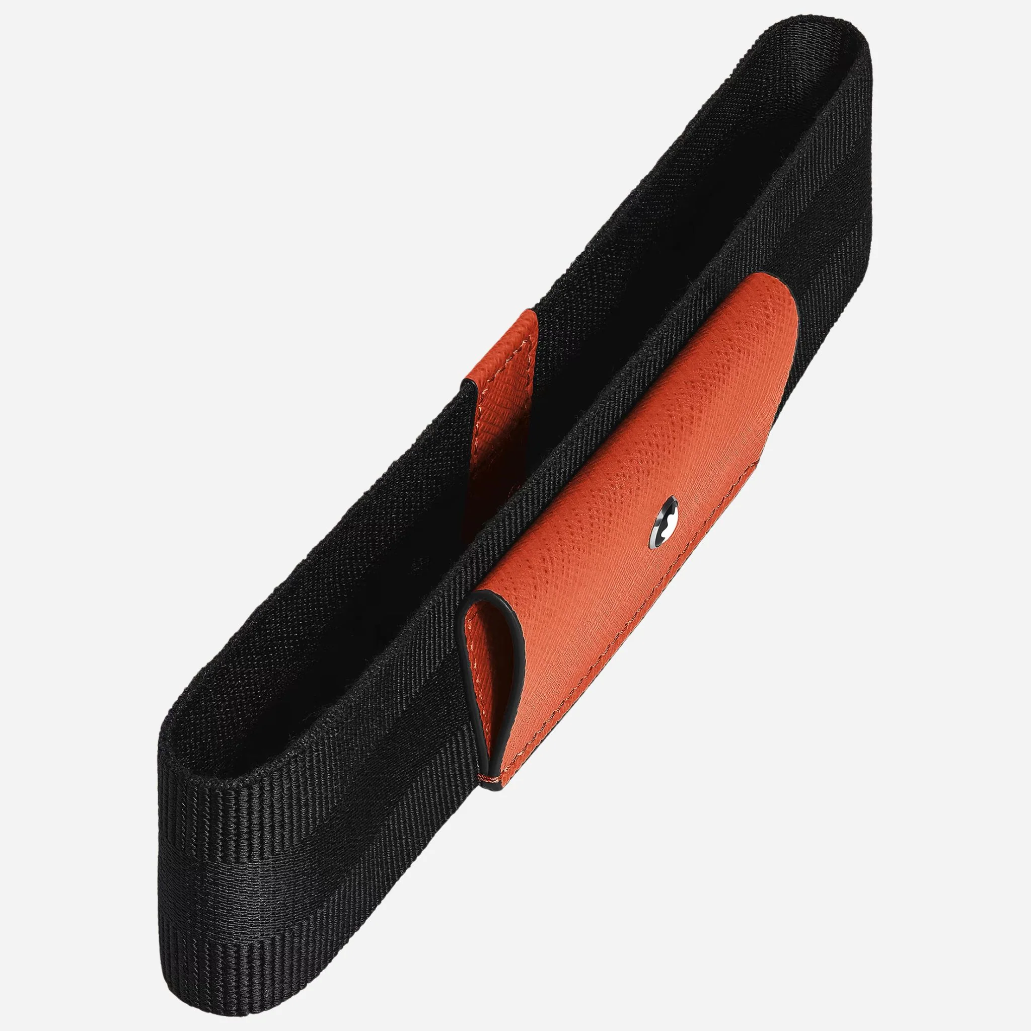 Montblanc Tangerine Sartorial Leather 1-Pen Loop with Elastic Strap - Image 3