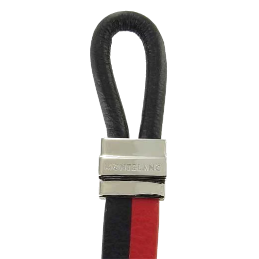 Montblanc Urban Spirit Red and Black Leather Bracelet-S - Image 3