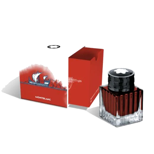 Montblanc x Olympic Heritage Meisterstück Paris Red Ink Bottle, 50 ml - Image 2