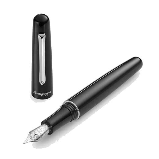 Montegrappa Black Resin Elmo Fountain Pen - Image 3