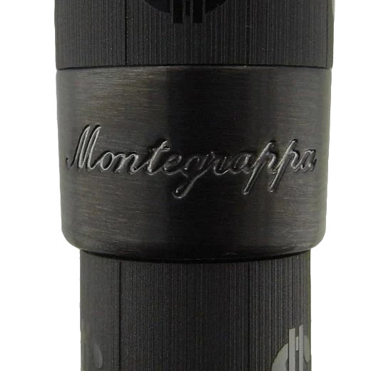 Montegrappa Ca$h Ballpoint Pen in Black with Ruthenium Trim - Image 5