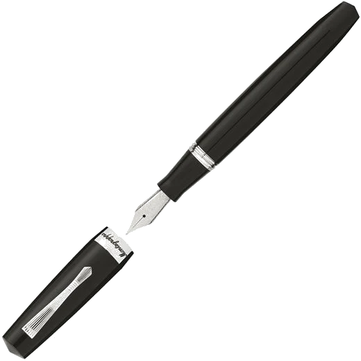 Montegrappa Jet Black Elmo 02 Fountain Pen