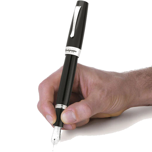 Montegrappa Jet Black Elmo 02 Fountain Pen - Image 4
