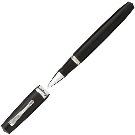 Montegrappa Jet Black Elmo 02 Rollerball Pen