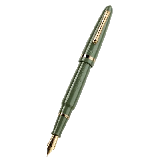 Montegrappa Venetia Lagoon Green & Gold Fountain Pen