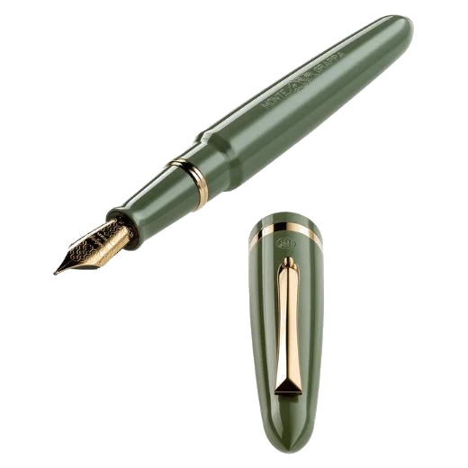 Montegrappa Venetia Lagoon Green & Gold Fountain Pen - Image 2