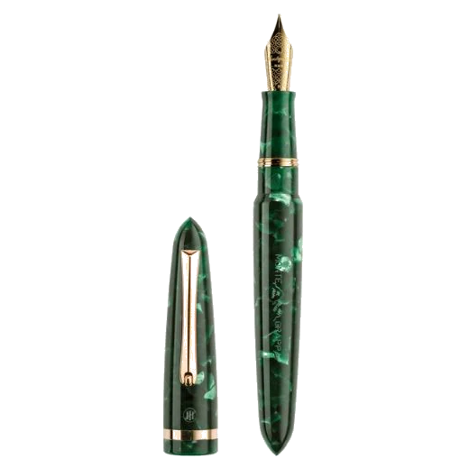 Montegrappa Venetia Vintage Conifer Gold-Plated Fountain Pen - Image 2