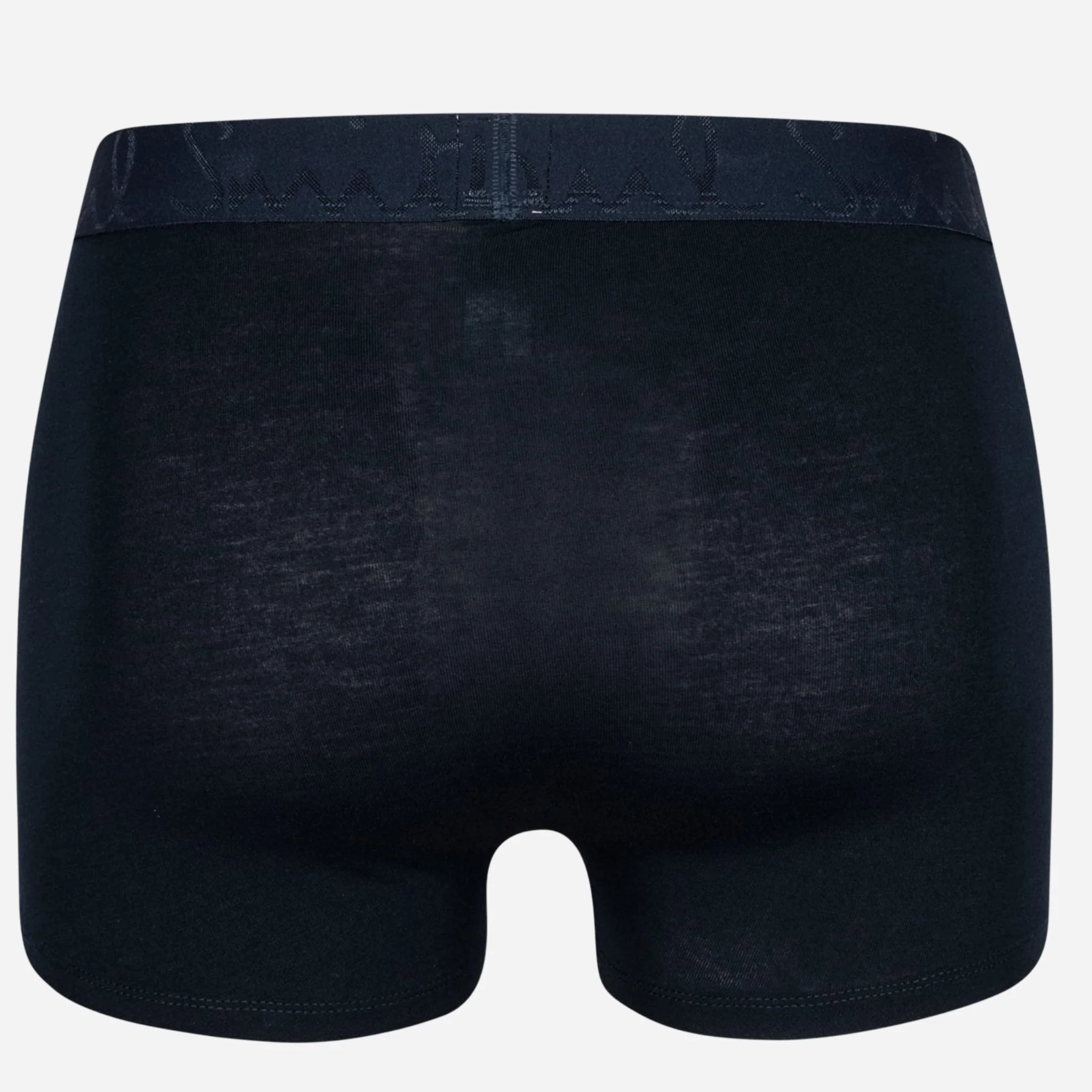 Paul Smith 3-Pack Men's Navy Modal Comfort Boxer Briefs with Large Logo Waistbands - Image 2