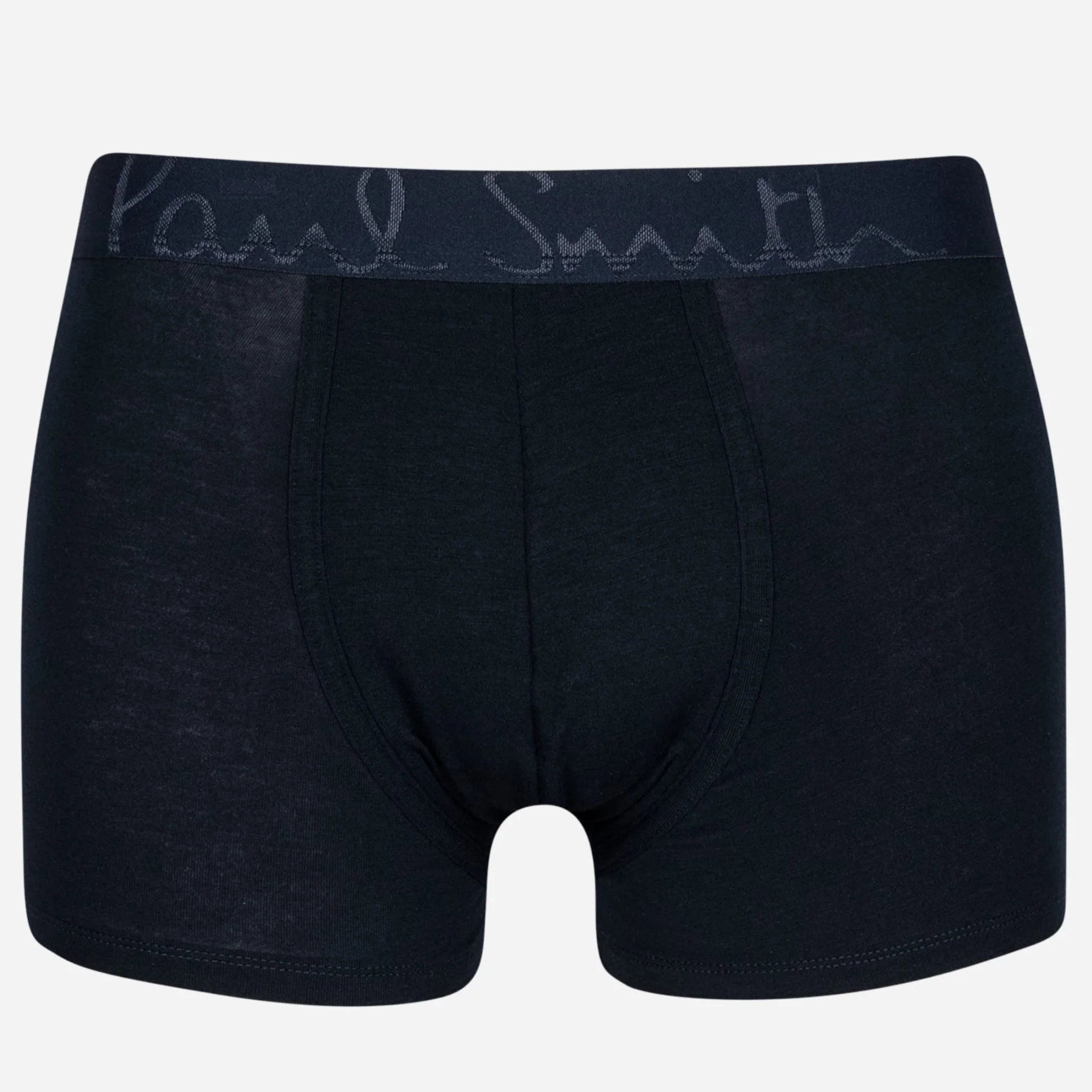 Paul Smith 3-Pack Men's Navy Modal Comfort Boxer Briefs with Large Logo Waistbands - Image 3