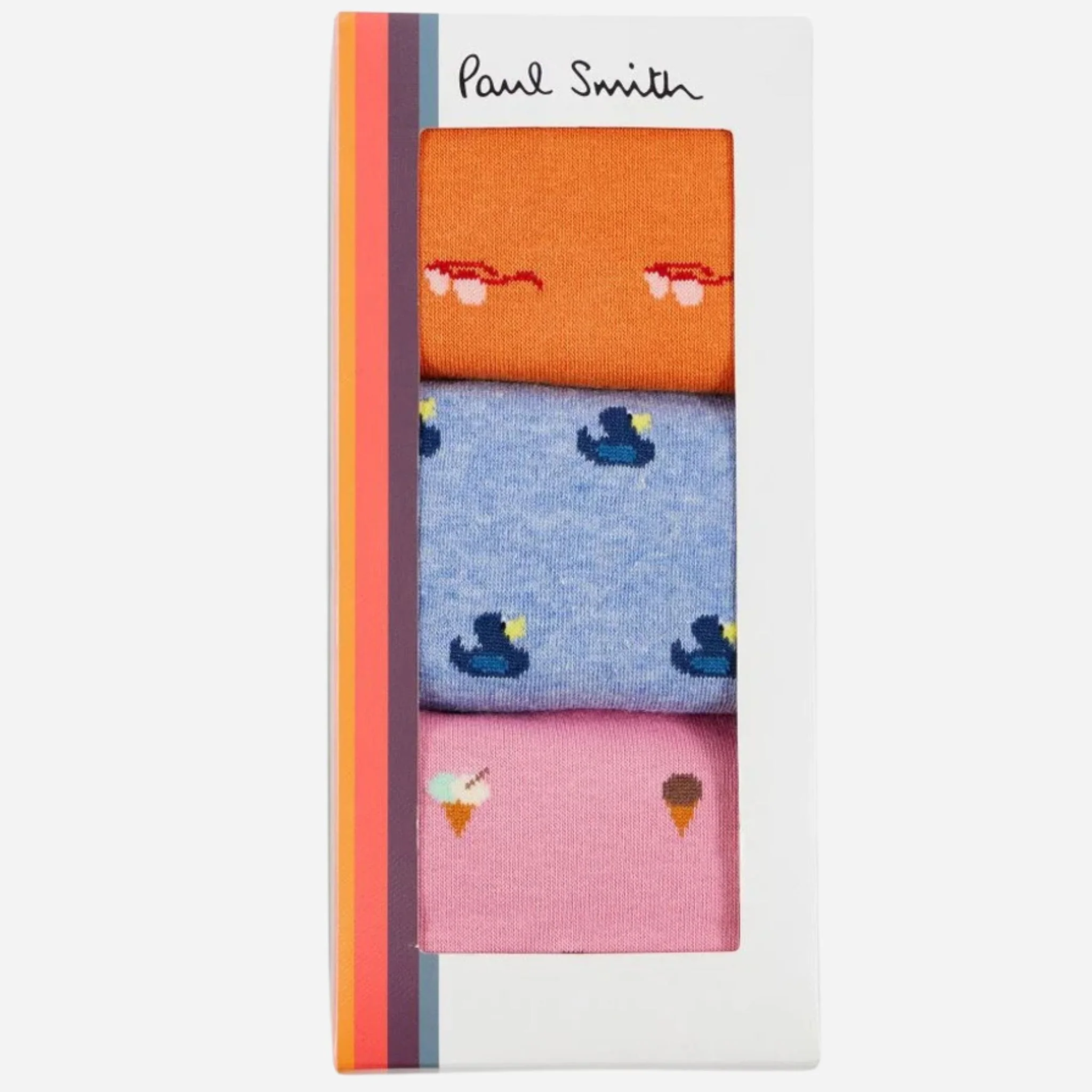 Paul Smith 3-Pack Multicoloured Summer Novelty Socks - Image 5