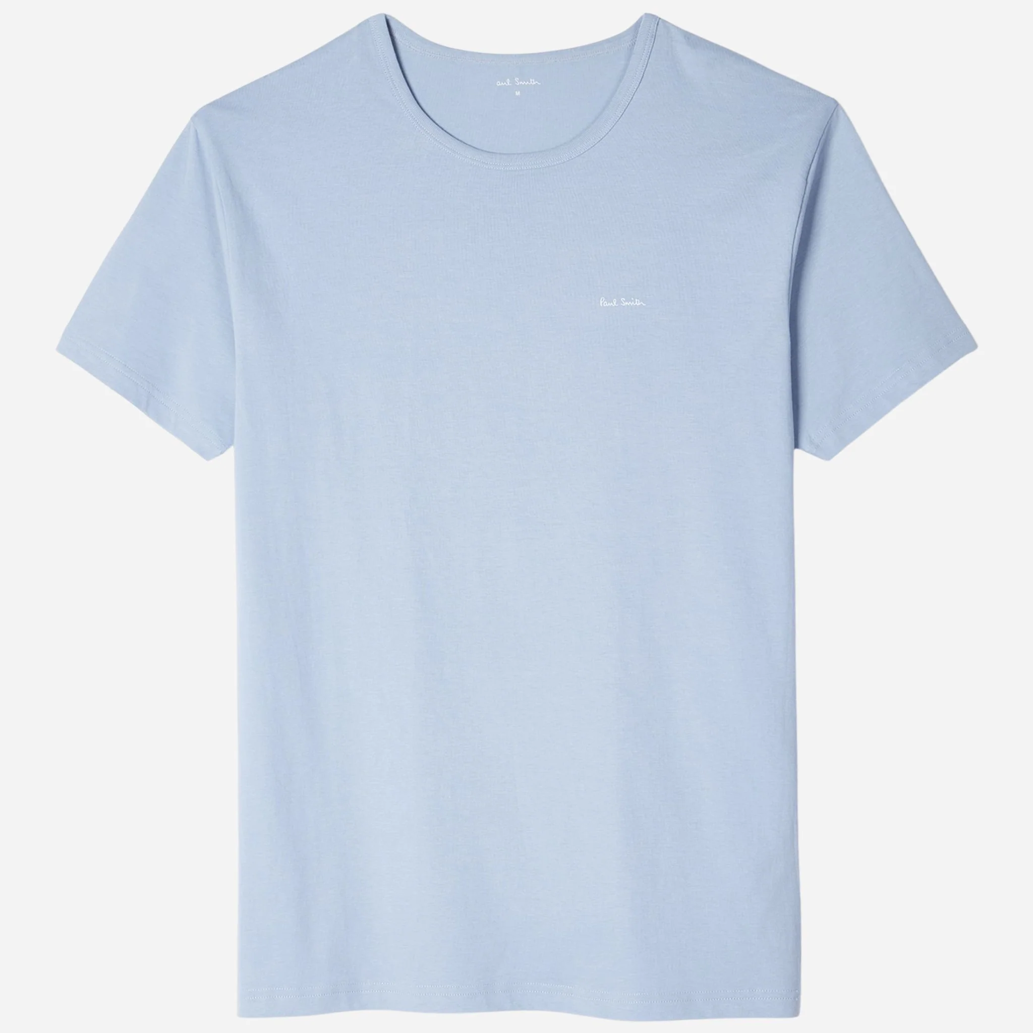 Paul Smith 3-Pack of Men's Mixed Colour Organic Cotton Lounge T-Shirts with Logo