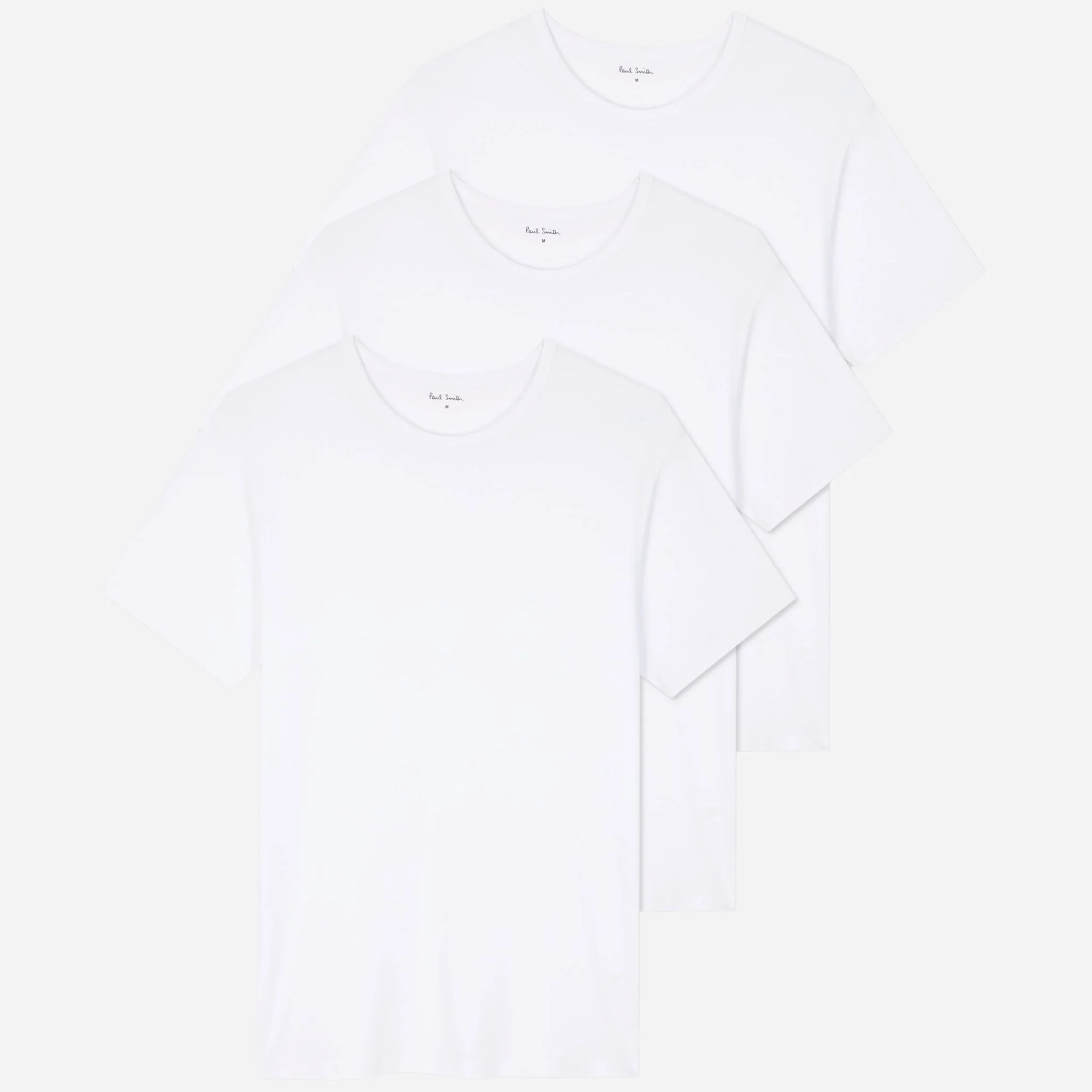 Paul Smith 3-Pack of Men's White Modal Lounge T-Shirts