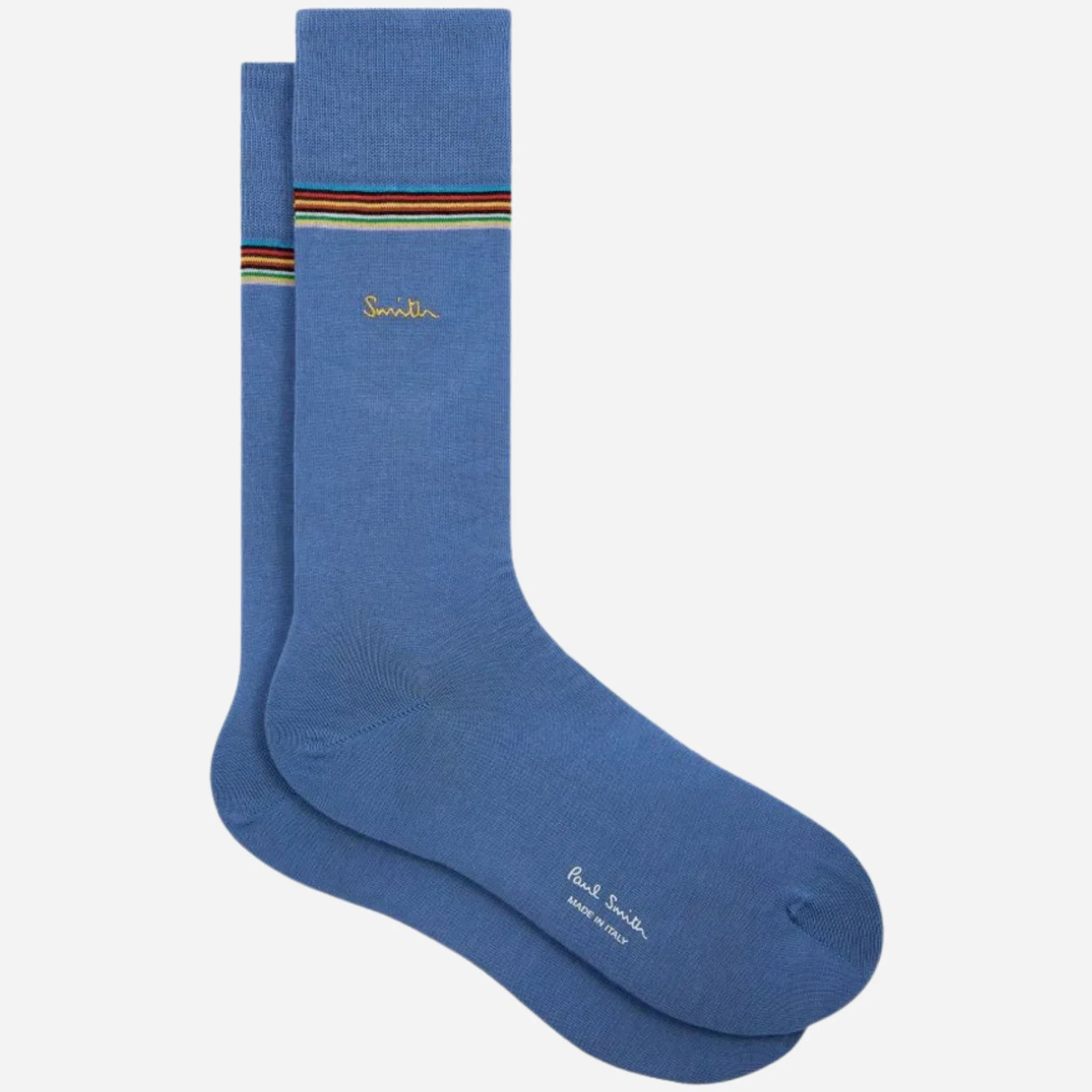 Paul Smith 3-Pack Signature Stripe Mid-Calf Socks with Gold Logo - Image 4