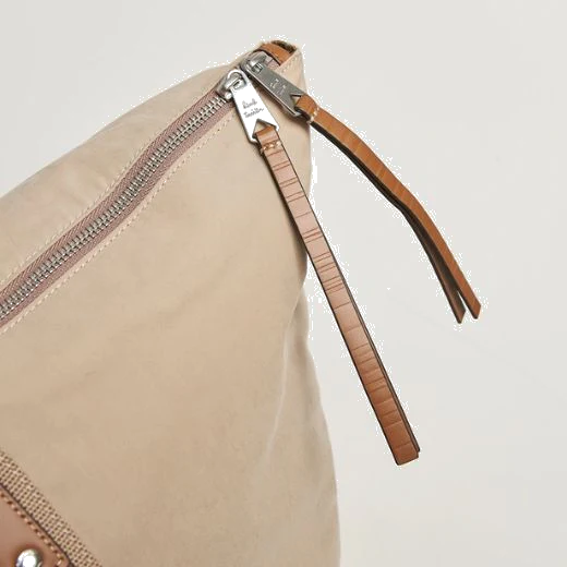 Paul Smith Beige Holdall With Brown Leather Trim - Image 3