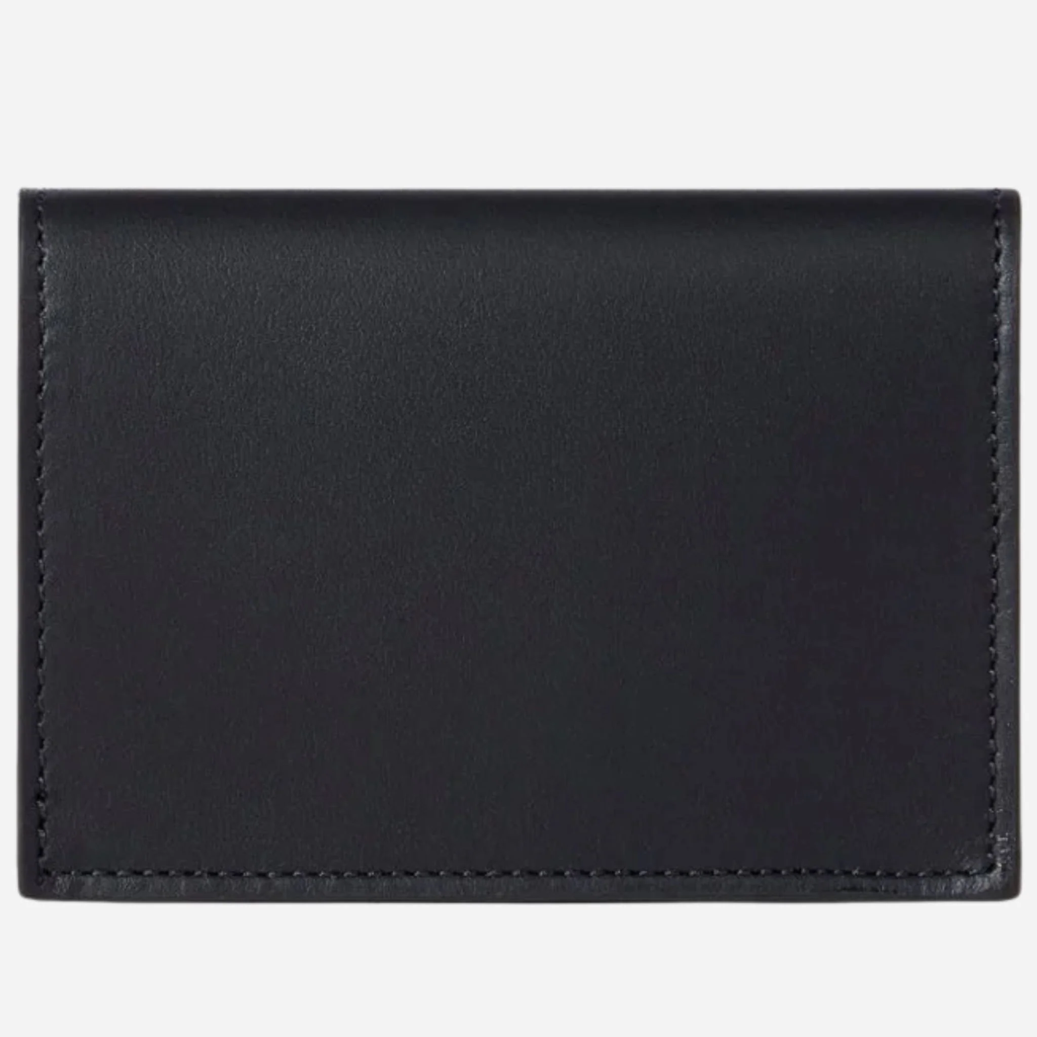 Paul Smith Black Leather and Coated Canvas 2CC Fold-Over Card Holder - Image 2