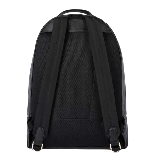 Paul Smith Black Leather Backpack with Gold Studded Detailing - Image 5