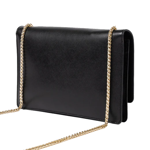 Paul Smith Black Leather 'Shadow Stripe' Buckle Crossbody Bag - Image 2