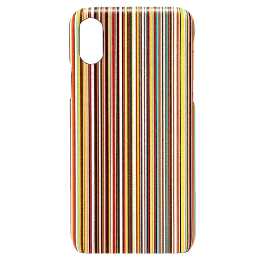 Paul Smith Classic Stripe Print iPhone X Case Multi