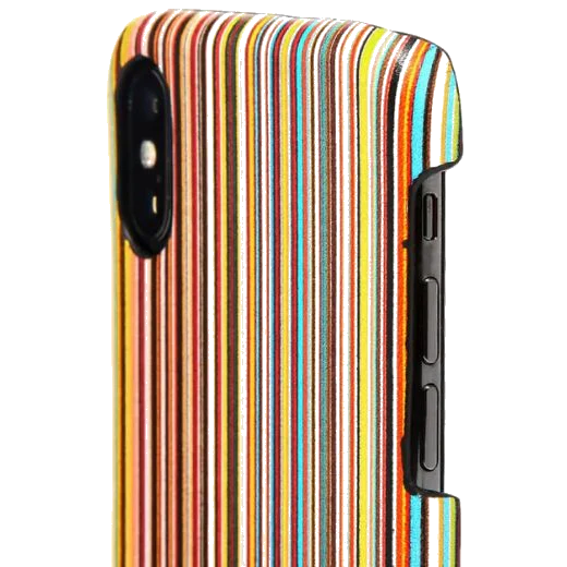Paul Smith Classic Stripe Print iPhone X Case Multi - Image 3