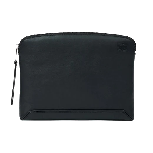 Paul Smith Dark Blue Leather 'Signature Stripe' Musette Bag - Image 2
