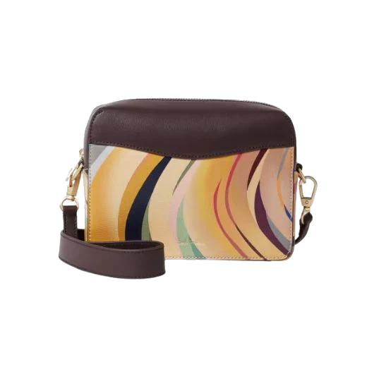 Paul Smith Dusky Swirl Leather Camera Bag