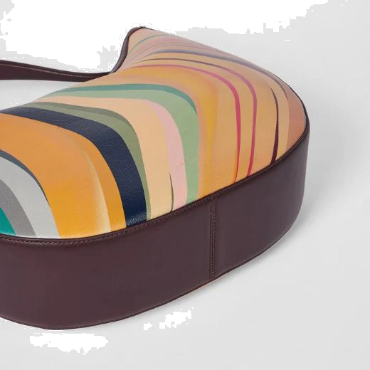 Paul Smith 'Dusky Swirl' Leather Medium Hobo Bag - Image 5