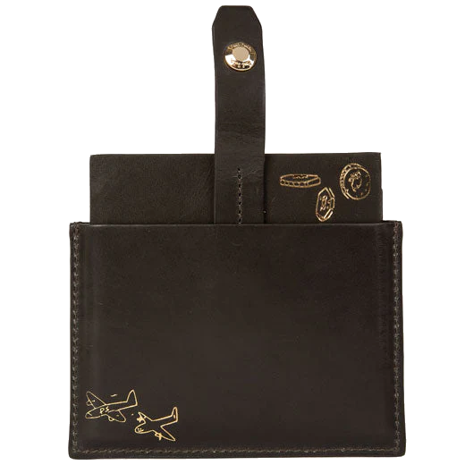 Paul Smith Green Foil Embossed Pull Out 3CC Card Holder - Image 2