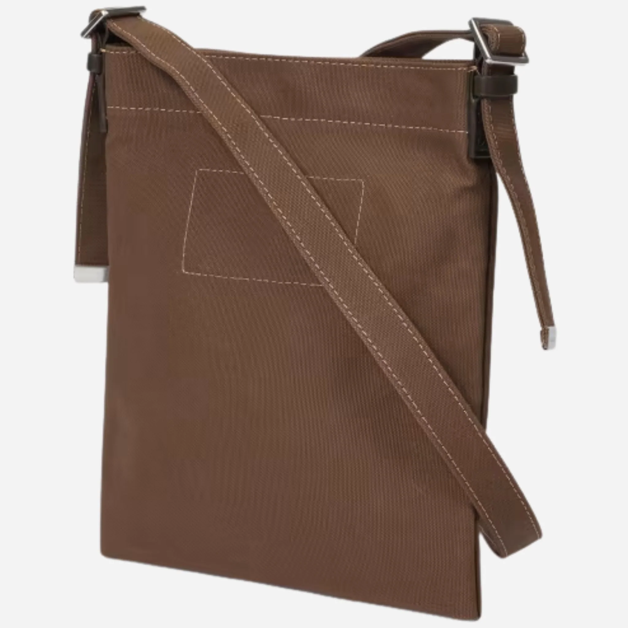 Paul Smith Khaki 'Floral Street' Organic Cotton Blend Canvas Musette Bag - Image 3