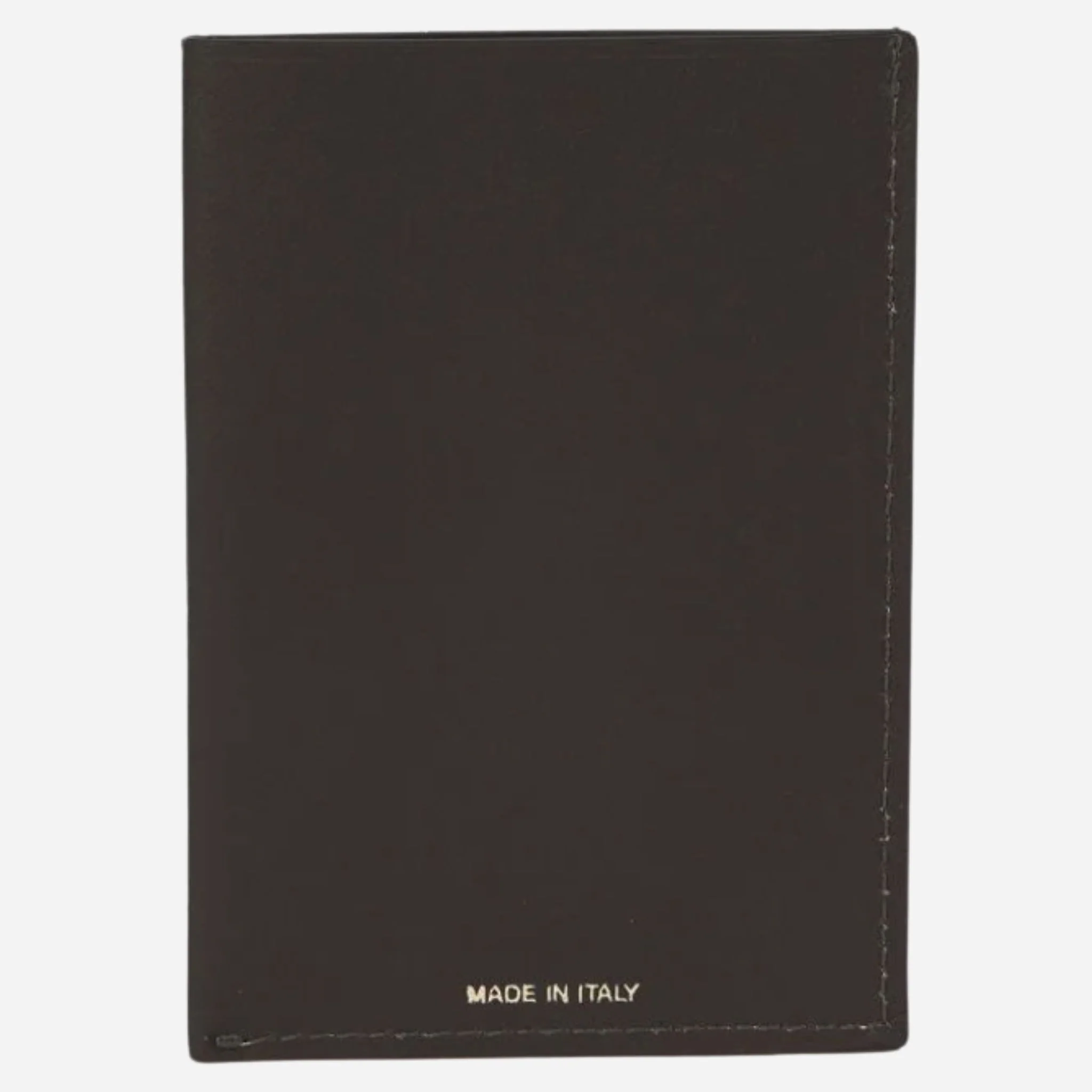 Paul Smith Leather 1CC Card Holder with Thumb Hole and Signature Stripe Interior - Image 2