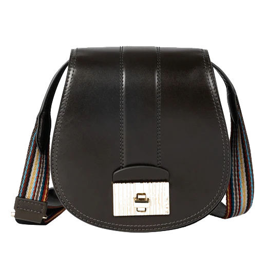 Paul Smith Leather Teardrop Dark Green Cross Body Bag