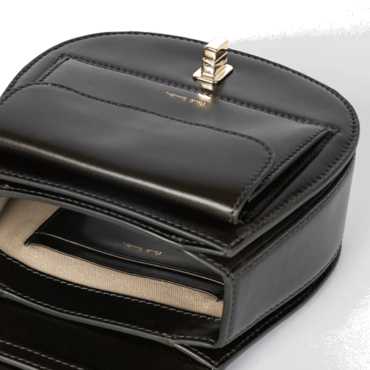 Paul Smith Leather Teardrop Dark Green Cross Body Bag - Image 2