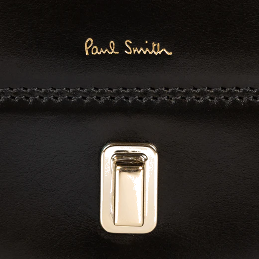 Paul Smith Leather Teardrop Dark Green Cross Body Bag - Image 6