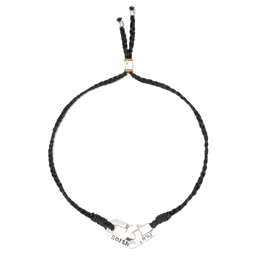 Paul Smith Men's Black Oval Link Bracelet