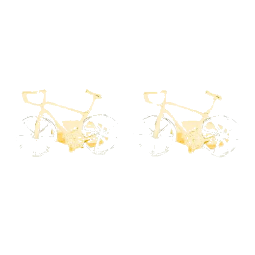 Paul Smith Men's Gold Racing Bicycle Cufflinks