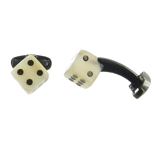 Paul Smith Men's Mother-of-Pearl Dice Cufflinks - Image 3